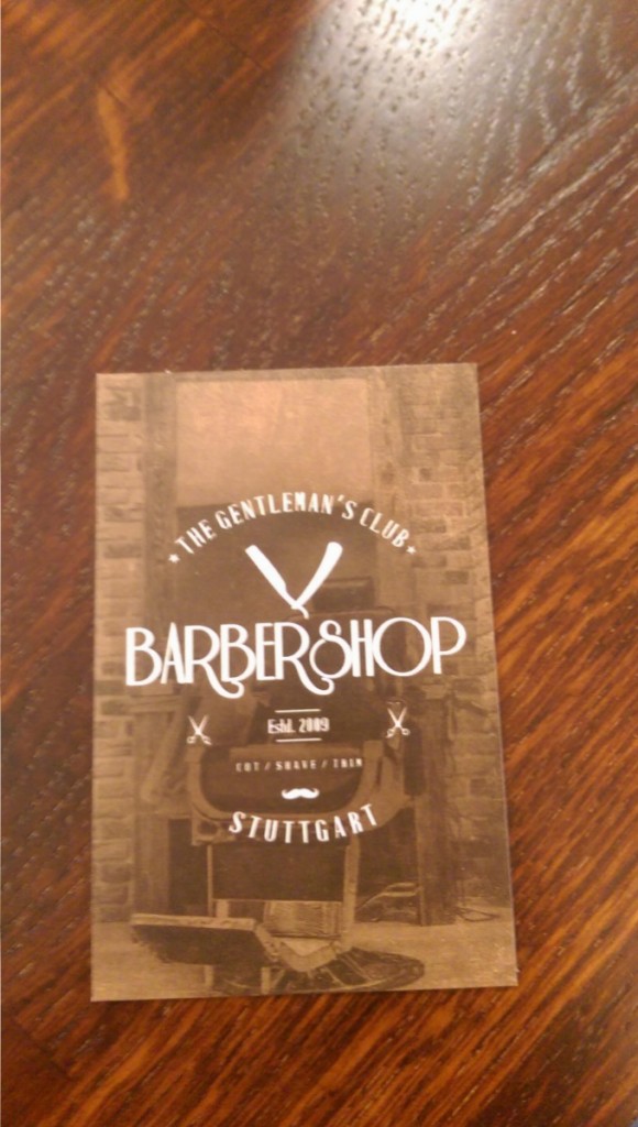 Barbershop - The gentleman's Club - Flyer