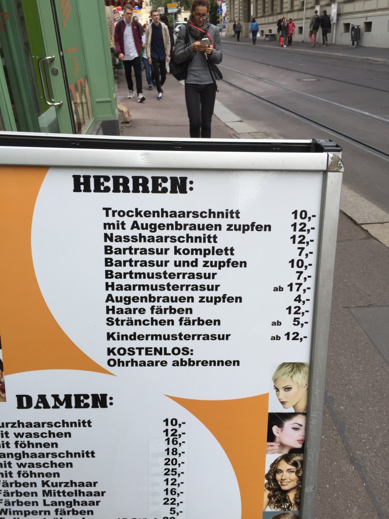 Friseur Barbier Halle Halle (Saale) Preisliste