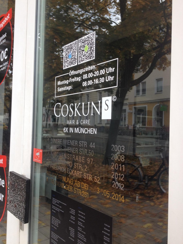 Coskuns, Salon 3 München Öffnungszeiten