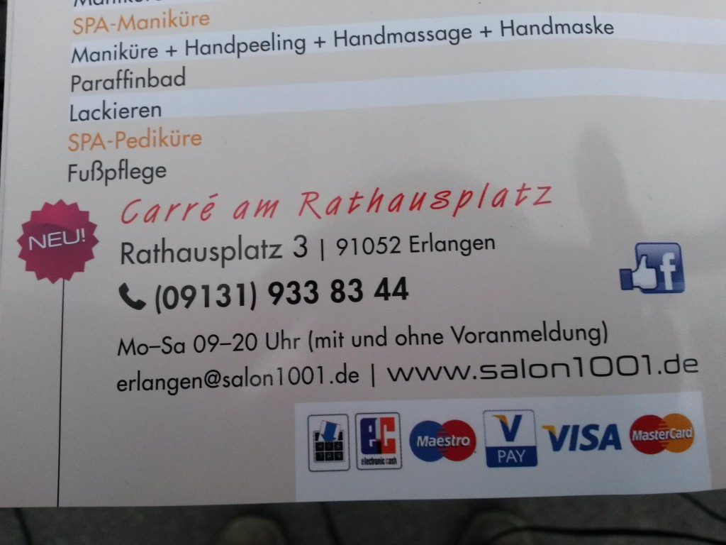 Salon 1001 Erlangen