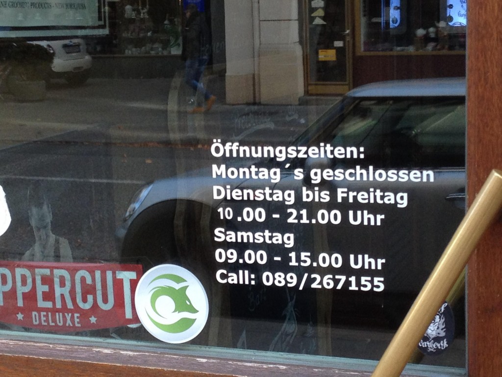 baSH barbery Öffnungszeiten