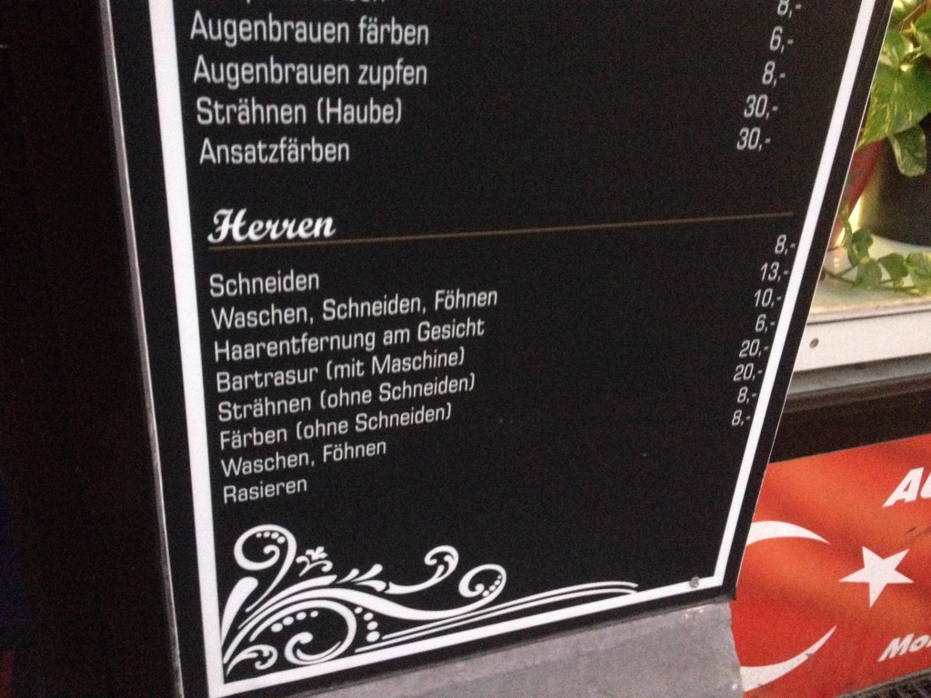 Schwarzes Gold Preisliste