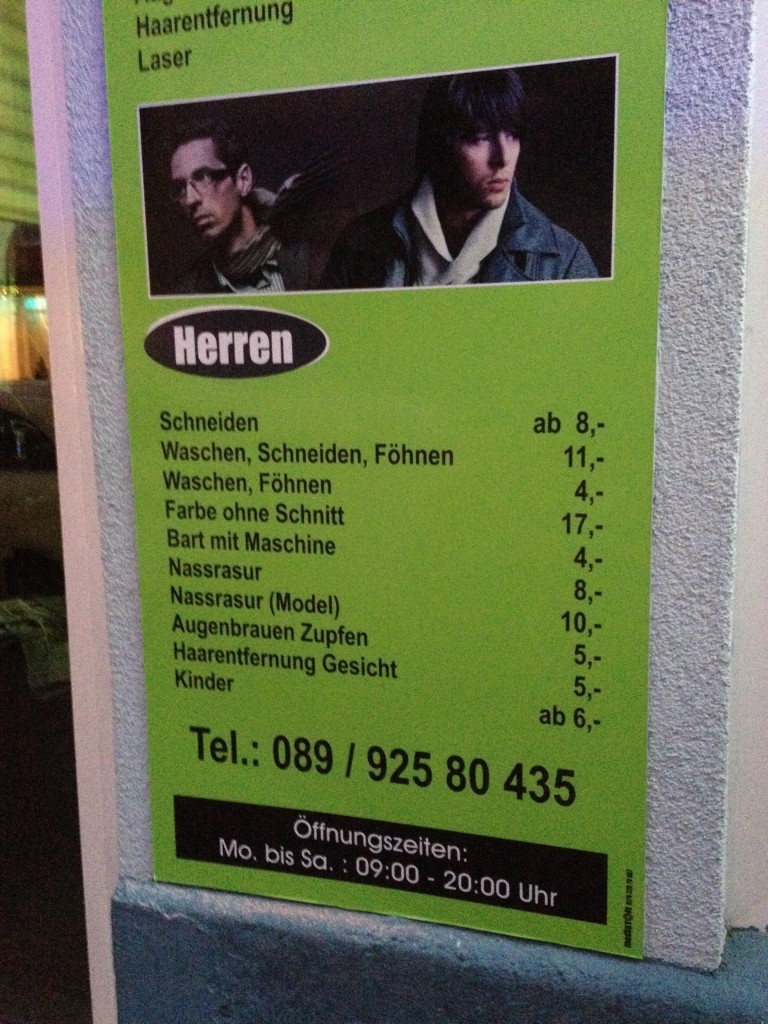 Cut & Go Preisliste