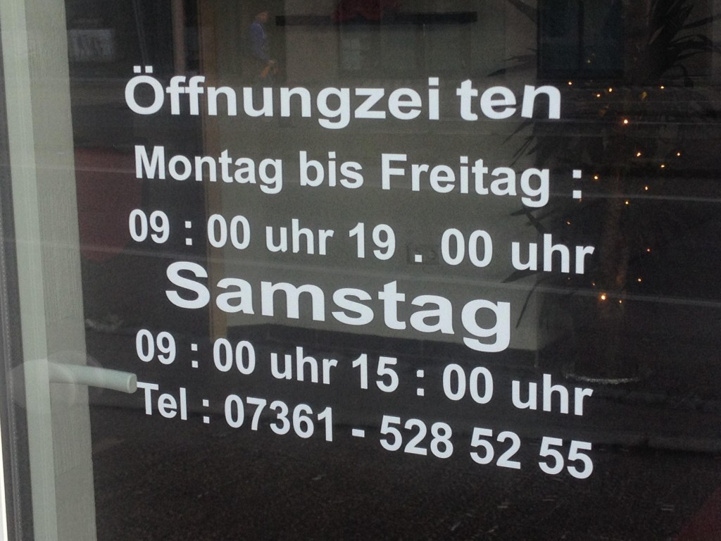 Memo Style Öffnungszeiten