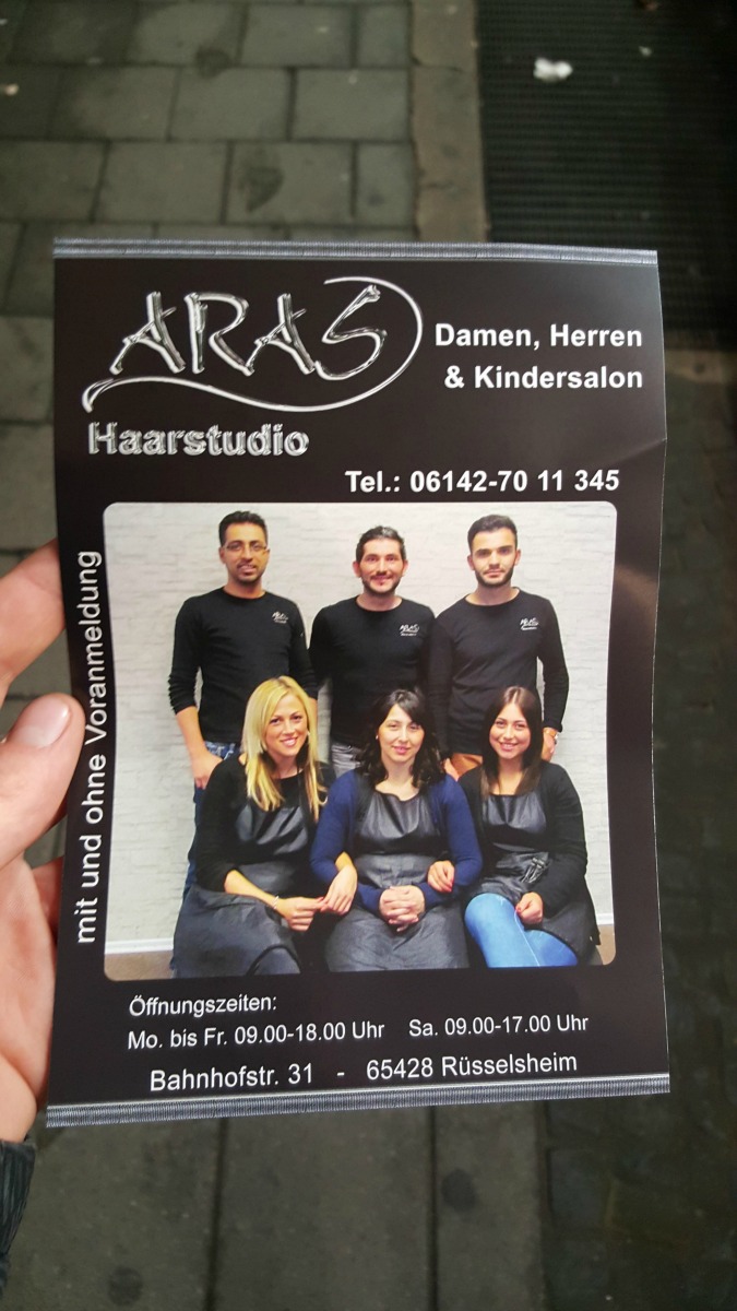 Aras Haarstudio Öffnungszeiten