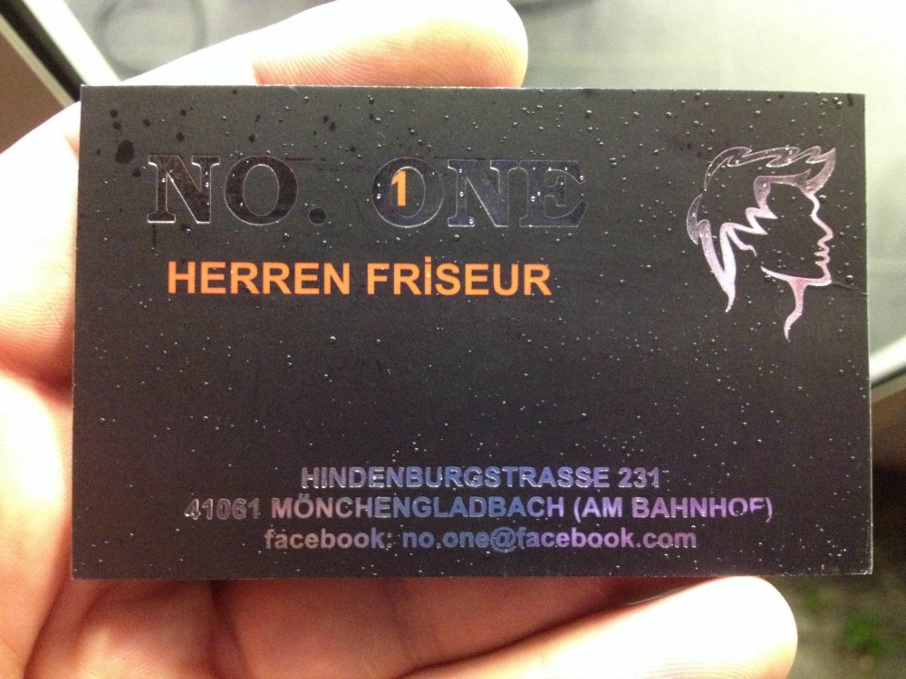 No. One Herren Frisör